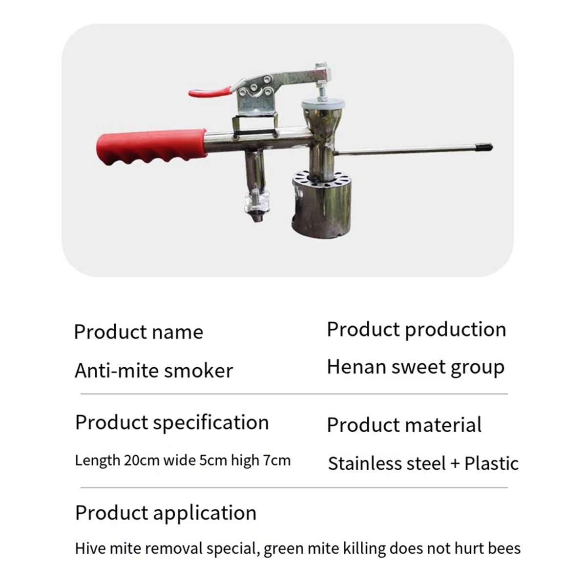 A95I-Bee Mite Treatment Fog Ma - đánh giá và giá Bee Smoker Tool